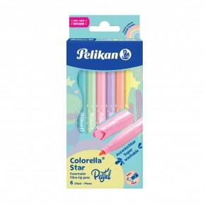 Pelikan Filctoll Colorella 6db pasztell szín