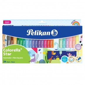 Pelikan Filctoll Colorella 18db élénk + 6db pasztell szín