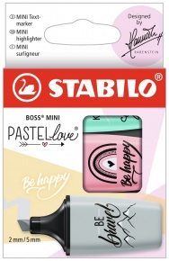 Stabilo Boss Mini Pastellove szövegkiemelő készlet 3 db-os