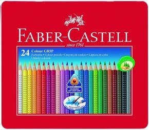 Faber-Castell Színesceruza GRIP 2001 24db fémdobozban