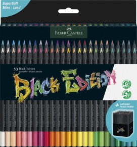 Faber-Castell Színes ceruza készlet 50db-os Black Edition fekete test