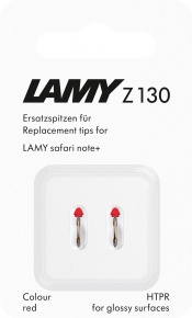 Lamy safari note+ digitális toll cserélhető hegy (M, 2db/doboz), piros, Z130