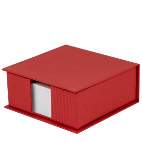 Rössler Soho jegyzettömb tartó (11x11x4,7 cm) piros
