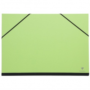 Clairefontaine rajzlaptartó mappa (52x72 cm, gumis) zöld