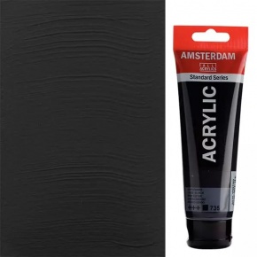 Amsterdam Akrilfesték (120ml) Vasoxid fekete (No. 735)