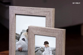 Styler képkeret (18x24 cm) Narvik, szürke famintájú