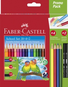 Faber-Castell Színes ceruza készlet 18+4+2db-os