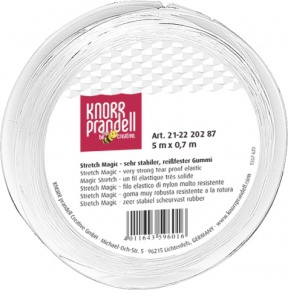 Knorr gumis damil, 0,7mmx5m átlátszó