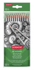 Derwent Academy vázlatceruza készlet 5H-6B, 12 db