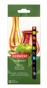 Derwent Academy olaszpasztell kréta készlet, 12 szín