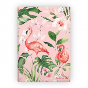 Lizzy Napi Tervező B6 design, Tropical Flamingo (2025)