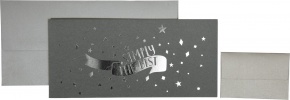 Stewo ajándékutalvány tartó (23x11 cm) ezüst, Simply the best, Fabius 2021