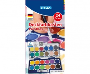 Stylex festékkészlet 24db-os +1db fehér tempera