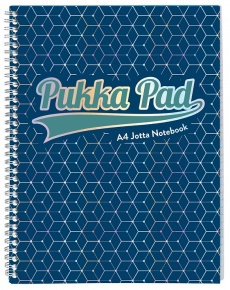 Traders Pukka Pad Jotta spirálfüzet (A4+, 200old. von.) kék, (26147) Glee