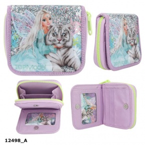 TOPModel pénztárca, pasztell lila, FANTASY TIGER (3)