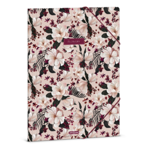 Ars Una A4 Gumis mappa Flowery pink (5375) 24