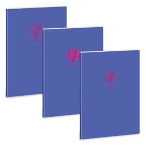 Ars Una A4 extra kapcsos füzet négyzethálós Violet Spring (5246) 22