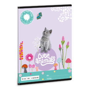 Ars Una 1232, III. oszt. A5 füzet Cute Animals-kitten (5368) 24