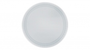 Amscan tányér (8db, 22,8 cm) ezüst