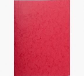 Exacompta pólyás mappa (A4, 400g) piros