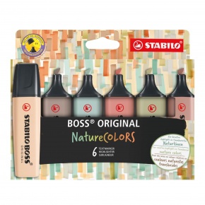 Stabilo Boss Original NatureCOLORS szövegkiemelő klt. 6 db-os (KP)