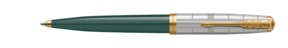 Parker Royal 51 PREMIUM Golyóstoll, Arany klipsz 2169076 FOREST GREEN