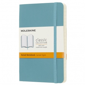 Moleskine Notesz QP611B35 Puha Hamukék (P) Vonalas