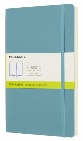 Moleskine Notesz QP618B35 Puha Hamukék (L) Sima