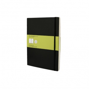 Moleskine Notesz QP623 Puha Fekete (XL) Sima