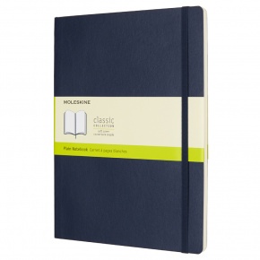 Moleskine Notesz QP623B20 Puha Zafírkék (XL) Sima