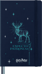 Moleskine Notesz HARRY POTTER PATRONUM kemény borító (L) vonalas