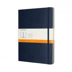 Moleskine Notesz QP090B20 Kemény Zafírkék (XL) Vonalas