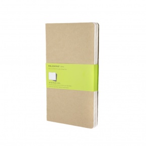 Moleskine Jegyzetfüzet Cahier (3db) QP418 Barna (L) Sima