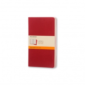 Moleskine Jegyzetfüzet Cahier (3db) CH116VF Piros (L) Vonalas