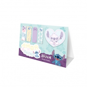 Peter Pen Öntapadós jegyzet+oldaljelölő asztali tartóval 48db Disney STITCH Pastel