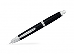 Pilot Capless RHODIUM ACCENTS töltőtoll, FEKETE - (F) heggyel (web)