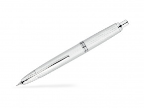 Pilot Capless RHODIUM ACCENTS töltőtoll, GRAPHITE FEHÉR - (F) heggyel (web)