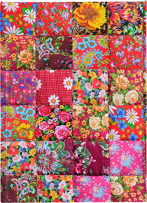 BSB notesz (A5, vonalas) Floral patchwork (4)