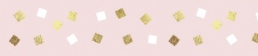 Folia mintás ragasztószalag (5m x 15mm) rózsaszín, arany kockás, Washi Tape
