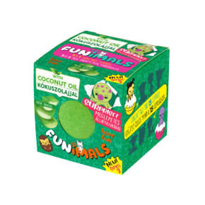 Funimals fürdőgolyó állatfigurával, HAVE FUN - Aloe vera (100 g)