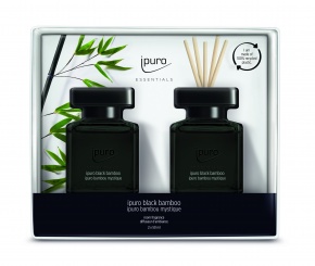 Ipuro pálcikás illatosító Essentials, black bamboo (2 x 50ml)