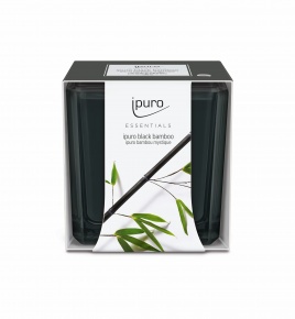 Ipuro illatosító gyertya Essentials, black bamboo (125g)