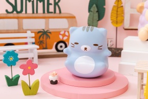 Traders mini squishy figura, cica, iigen