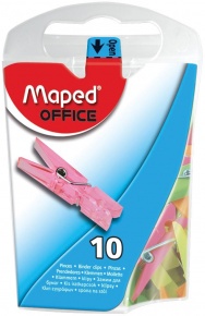 Maped mini csipesz, színes 10db/doboz