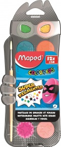 Maped vízfesték 12 színű+ecset
