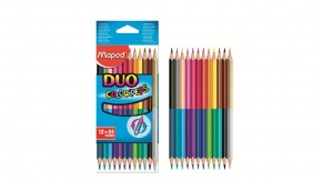 Maped színes ceruza 12 db, color peps duo, 2 színű véggel
