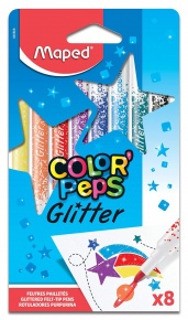 Maped filctollkészlet glitteres (8 db/doboz) Color peps