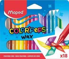 Maped színes zsírkréta 18db, Colorpeps Wax