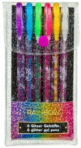 Scooli glitteres toll szett (6db), Rainbow High