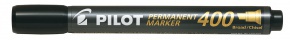 Pilot Permanent marker 400 vágott hegyű fekete